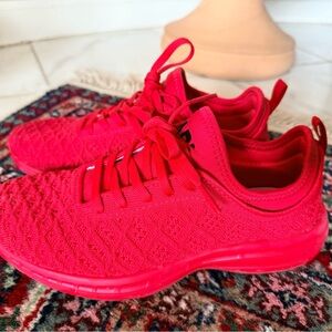 APL phantom techloom all-red sneakers - 6.5